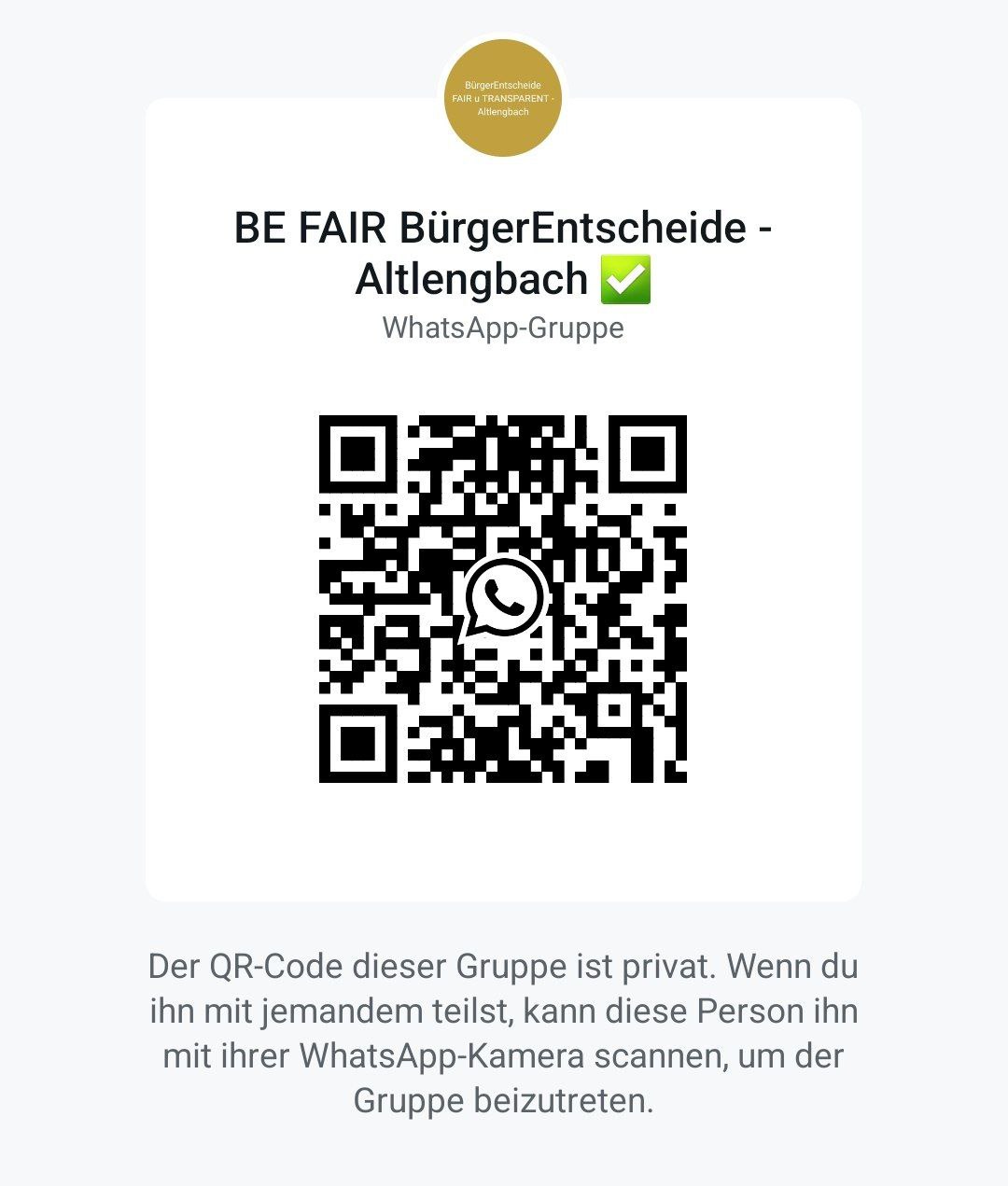 QR-Code zum beFAIR-Telegram-Kanal @BEFAIRALTLENGBACH