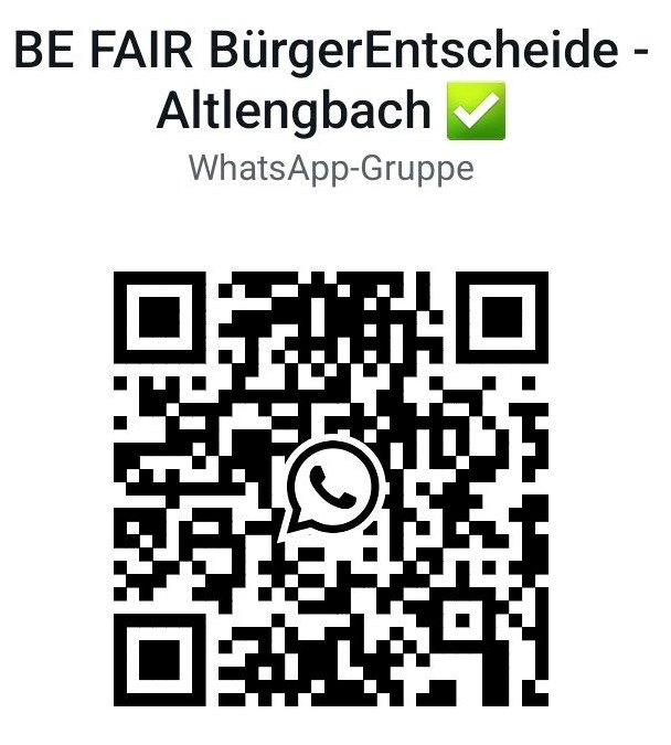 QR-Code zur beFAIR-WhatsApp-Gruppe